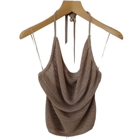 Guess Rhea Cowl Neck Halter Sweater - Picture 2 of 5